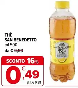 Iperal Thè san benedetto offerta