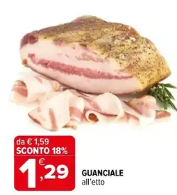Iperal Guanciale all'etto offerta