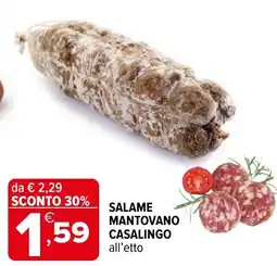 Iperal Salame mantovano CASALINGO offerta