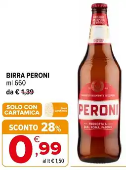 Iperal Birra peroni offerta