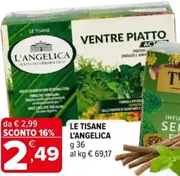 Iperal Le tisane l'angelica offerta