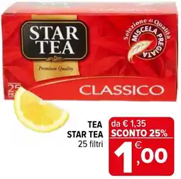 Iperal Tea star tea offerta