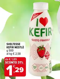 Iperal Sveltesse kefir NESTLÈ offerta