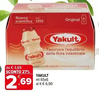 Iperal Yakult offerta