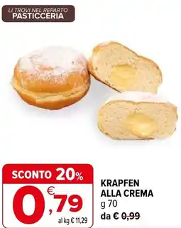 Iperal Krapfen alla crema offerta