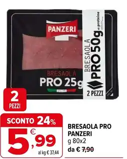 Iperal Bresaola pro PANZERI offerta