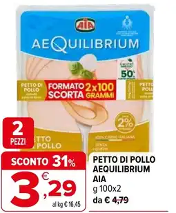 Iperal Petto di pollo aequilibrium AIA offerta