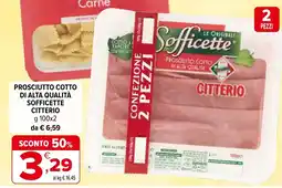 Iperal Prosciutto cotto di alta qualità sofficette CITTERIO offerta