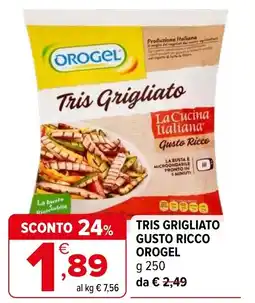 Iperal Tris grigliato gusto ricco OROGEL offerta