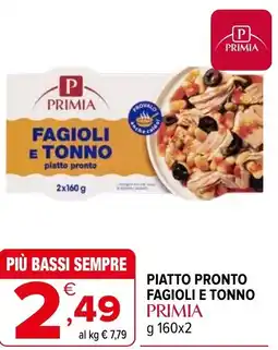 Iperal Piatto pronto fagioli e tonno PRIMIA offerta