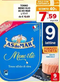 Iperal Tonno meno olio ÀS DO MAR offerta