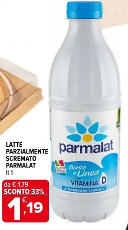 Iperal Latte parzialmente scremato PARMALAT offerta