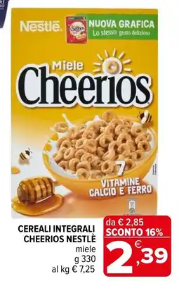 Iperal Cereali integrali cheerios NESTLÈ offerta