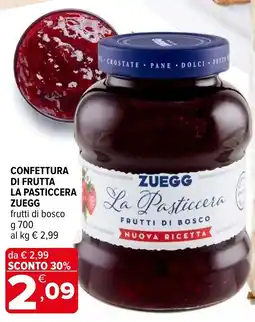 Iperal Confettura di frutta la pasticcera ZUEGG offerta