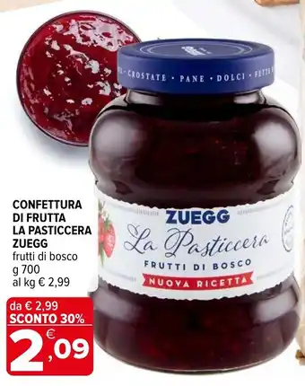 Iperal Confettura di frutta la pasticcera ZUEGG offerta