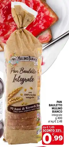 Iperal Pan bauletto MULINO BIANCO offerta