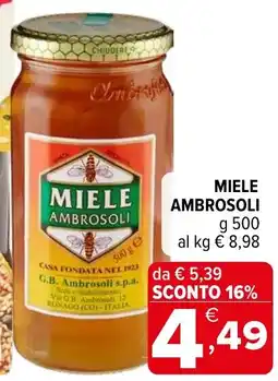 Iperal Miele AMBROSOLI offerta
