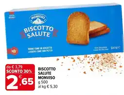 Iperal Biscotto salute MONVISO offerta