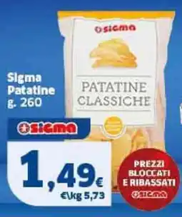 Sigma Sigma Patatine offerta