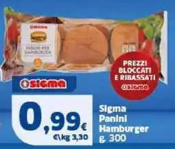 Sigma Sigma Panini Hamburger offerta