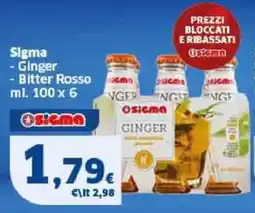 Sigma Sigma Ginger Bitter Rosso offerta