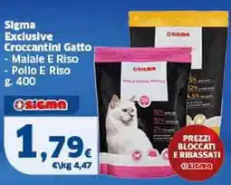 Sigma Sigma Exclusive Croccantini Gatto offerta