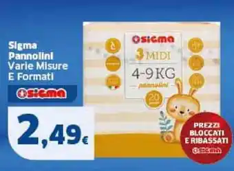 Sigma Sigma Pannolini offerta