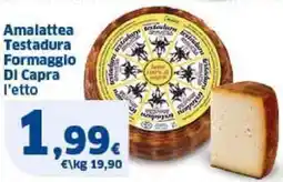 Sigma Amalattea Testadura Formaggio DI Capra offerta