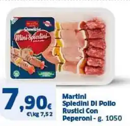 Sigma Martini Spiedini DI Pollo Rustici Con Peperonl offerta
