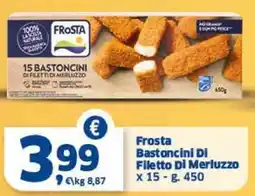 Sigma Frosta Bastoncini Di Filetto Di Merluzzo x15 offerta