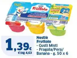 Sigma Nestlè Fruttolo Gusti Misti Fragola/Pera/ Banana offerta
