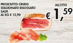 Coal Prosciutto crudo stagionato disossato salpi offerta