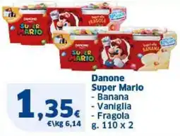 Sigma Danone Super Mario Banana Vaniglia Fragola offerta