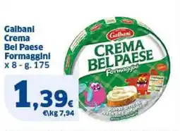Sigma Galbanl Crema Bel Paese Formaggini x 8 offerta