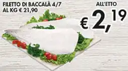 Coal Filetto di baccalà 4/7 offerta