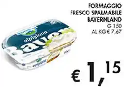 Coal Formaggio fresco spalmabile BAYERNLAND offerta