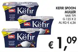 Coal Kefir spoon MULLER offerta