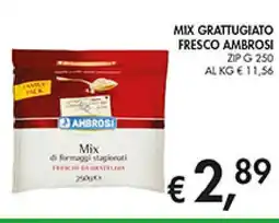 Coal Mix grattugiato fresco AMBROSI offerta