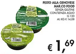 Coal Pesto alla genovese mar.co food offerta