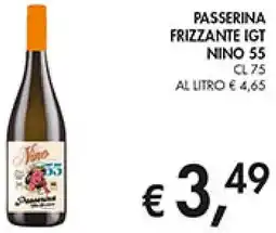 Coal Passerina frizzante igt NINO 55 offerta