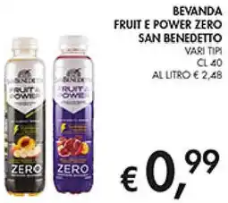 Coal Bevanda fruit e power zero SAN BENEDETTO offerta