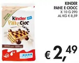 Coal Kinder pane e ciocc offerta