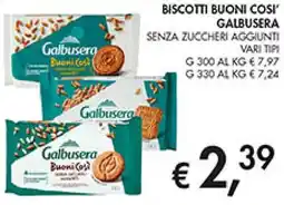 Coal Biscotti buoni cosi' GALBUSERA offerta