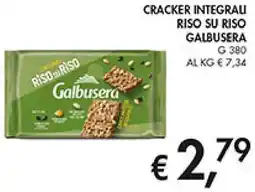 Coal Cracker integrau riso su riso GALBUSERA offerta