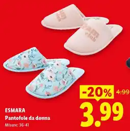Lidl ESMARA Pantofole da donna offerta