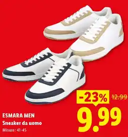 Lidl ESMARA MEN Sneaker da uomo offerta