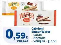 Sigma Cabrionl Signor Wafer offerta