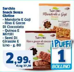 Sigma Sarchlo Snack Senza Glutine offerta
