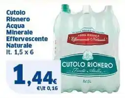 Sigma Cutolo Rionero Acqua Minerale Effervescente Naturale offerta