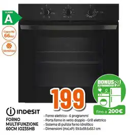 Ipercoop INDESIT FORNO MULTIFUNZIONE 10235HB offerta